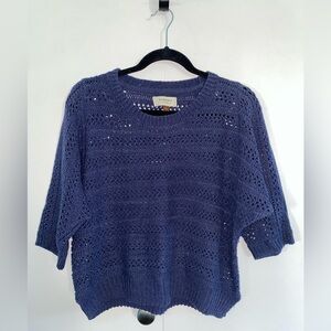 Sonoma Plum Purple Knit Sweater Size Small